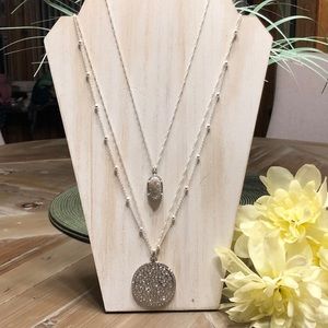 NWOT Layered Convertible Druzy Necklace – WGRY4363